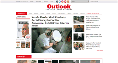 Desktop Screenshot of outlookindia.com